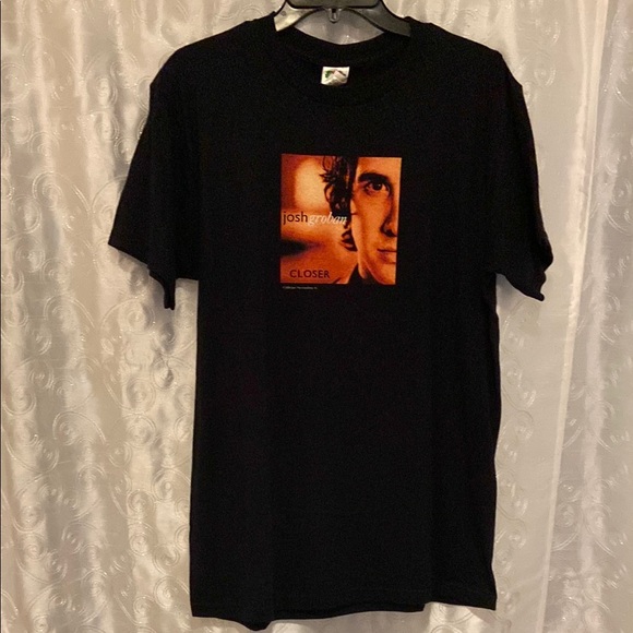 Fruit of the Loom Other - Josh Groban 2004 Closer Concert/Tour Black Shirt Adult Size Medium 🔥 YB4